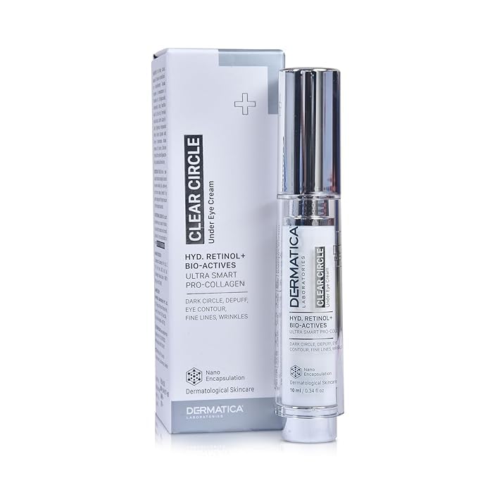 Image of Dermatica Clear Circle Under Eye Cream | For Dark Circle, Depuff, Eye Contour | 10ml
