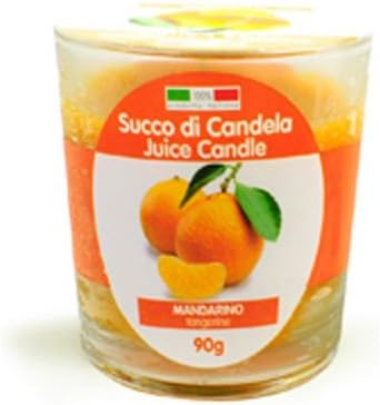 CERERIA di Giorgio Fruit Scented Candle in Glass, Wax, Orange Juice, 7.2 x 7.2 x 7.9 cm