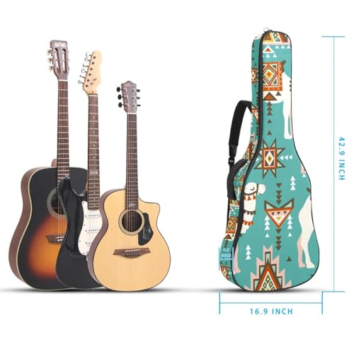 Housse de guitare rembourrée en tissu Oxford épais avec boucle de suspension et sangle de cou Camel Caravan Through Desert, Multicolore 4., 42.9×16.9×4.7 in, Sac de transport tendance pour guitare - Les Beatles, Paul McCartney, John Lennon, RIngo Starr, George Harrison Housse de guitare rembourrée en tissu Oxford épais avec boucle de suspension et sangle de cou Camel Caravan Through Desert, Multicolore 4., 42.9x16.9x4.7 in, Sac de transport tendance pour guitare – Image 6