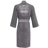 100% Baumwolle Kenzo Bademantel Iconic_Men, Grey, L