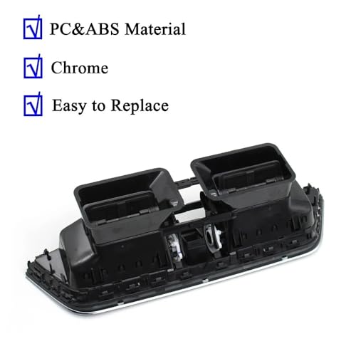 Rejilla de aire frontal para reparar salpicadero de Skoda Octavia 3 A7 MK3 2015-2021 4