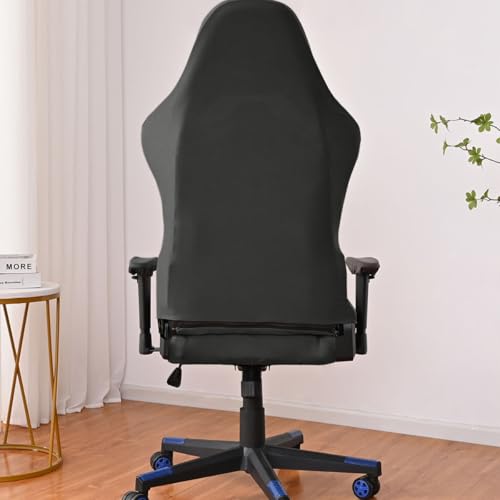 Housse de chaise gaming lavable et anti-rayures en polyester doux - 8