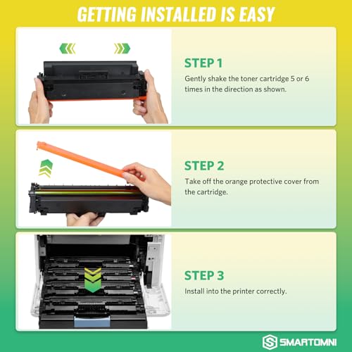 Image of 414X Toner Cartridges Black Compatible Replacement Works with Color Pro MFP M479fdw M479fdn M454dw M454dn M479dw M455dn M479 M454, Enterprise LaserJet M455dn M480f Printer | W2020X, 1 Pack