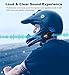 FreedConn Motorcycle Bluetooth Headset TCOM-SC BT5.0 Motorcycle Bluetooth Communication Systems 2 Riders 800M Helmet Intercom Share Music with LCD Screen FM