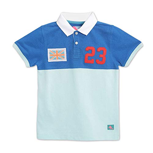Image of Baby-Boys Cotton Blend Collared Neck T-Shirt