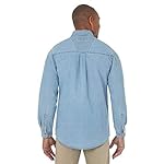 Wrangler-Mens-Rugged-Wear-Basic-One-Pocket-Denim-Shirt