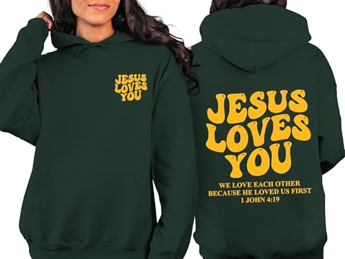 Bible Study Sweatshirt, Christian Sweatshirt, Jesus Hoodie, Christian Hoodie, Jesus Loves You Sweatshirt, Christian Gift, Christian Merch4