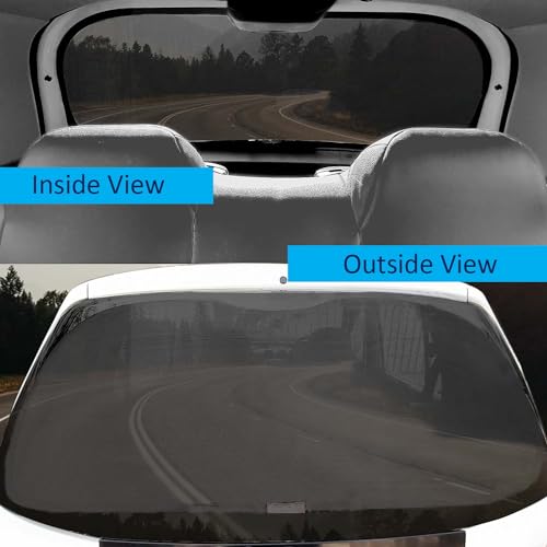 Image of Kingsway Accessories Car Sun Shade Rear Windshield Non Magnetic Fix Type Curtain Only Compatible with Toyota Fortuner Year 2025 Onwards All Model, Premium Car Dicky Sunshade, Pack of 1 Pcs