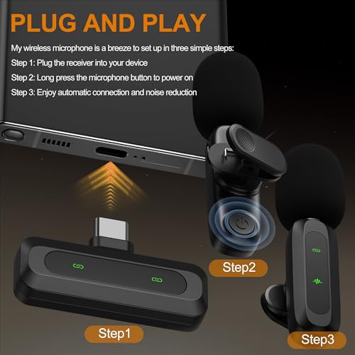 Wireless-Lavalier-Microphone-for-iPhone-iPad-Android-100FT-Transmission-360-Omnidirectional-HD-High-Sensitivity-Mic-for-Interview-Video-Podcast-Vlog-YouTube-TikTok