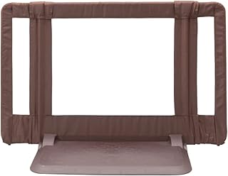 日本育児 ベビーゲート/ペットゲート おくだけとおせんぼ ブラウン 6ヶ月~24ヶ月対象 おいてまたぐだけのお手軽ゲート