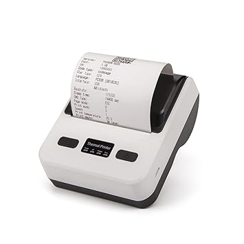 Upwade 80mm (3 Inches) Direct Thermal Printer USB + Bluetooth + Rechargable Battery (Receipt)