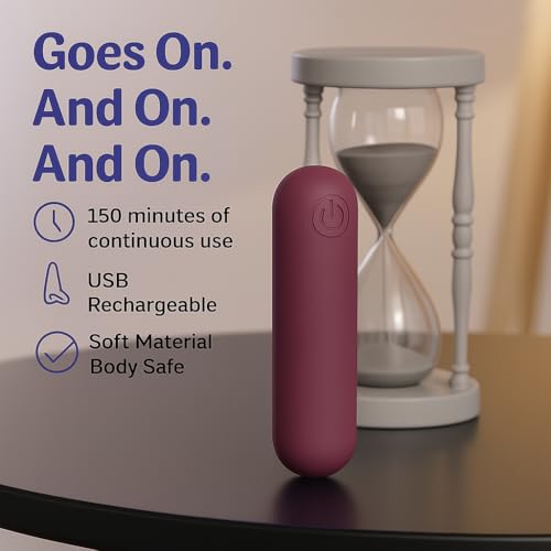 Image of That Sassy Thing Massager Machine for Women -Rechargeable Wireless Mini Body Massager with 10 Vibration Modes, Fast Charging, 10 Speeds and Water Resistant-Massager Machine for Full Body