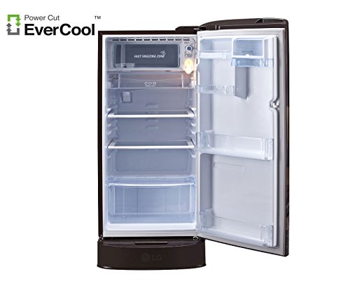 Image of LG 190 L 5 Star Direct-Cool Single Door Refrigerator (GL-D201AHAZ.AHAZEBN, Hazel Aster)