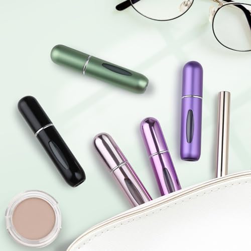 DIMONY Store DIMONY Refillable Perfume Bottle, 4pcs, 5ml, Aluminum - Image 6