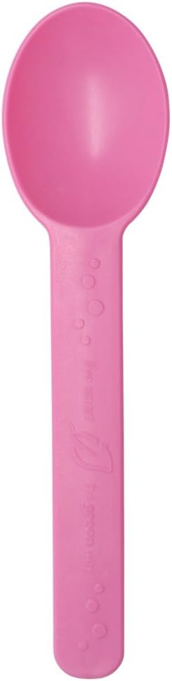 Karat Earth Heavy Weight Bio-Based Spoons - Pink - 1,000 ct, KE-U2300 (Pink)