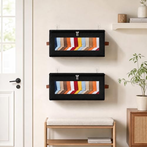 2PC Stackable Hat Organizer for Baseball Caps, Hat Storage Boxes for Closet by Dofilachy - Used condition - Image 7