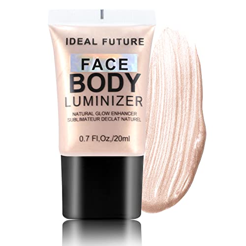 Boobeen Liquid Highlighter Luminizer Shimmer Liquid For Face Cheekbone - Face Illuminator Body Shimmer Glow Illuminator Brightening Makeup