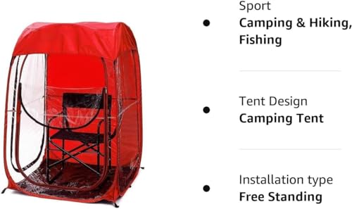 Carpa Pop-up para pesca y camping 100x100x150 cm miniatura 3