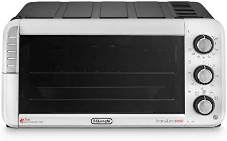 DELONGHI EO12562 Sfornatutto Electric Mini Oven, 1400 W, Black/Grey, 12 liters