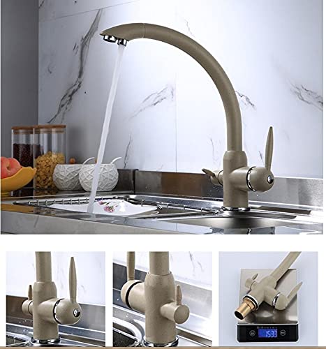Robinet de cuisine commercial 3 voies et purification d'eau