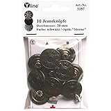 10 Metallknöpfe / Jeansknöpfe / Nietknöpfe / Nähfreiknopf, im SB Pack