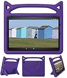 all-new fire hd 10 tablet with alexa hands-free [Pie de apoyo integrado] El pie de apoyo plegable en la parte trasera admite dos ángulos de montaje: modo de video (posición vertical) y modo de dibujo / escritura (posición tumbada). Úselo de manera cómoda y práctica según sus necesidades.