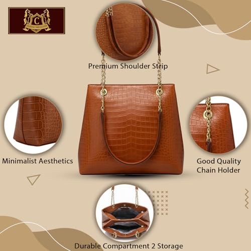 Image of Bags for Women & Girls | Stylish Shoulder Sling Handbag with 13 Inch Laptop Compartment | Office Travel College Daily-Use Corporate Backpack for Work & Casual Use