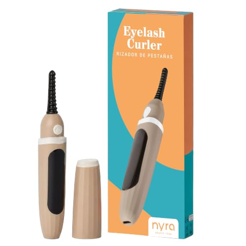 Nyra Rizador de Pestañas Eléctrico – 3 Temperaturas, Recargable USB