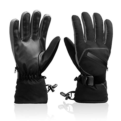 Ski Snowboard Gloves, Waterproof Winter Warm Gloves, Cold Weather Gloves for Kids & Adults