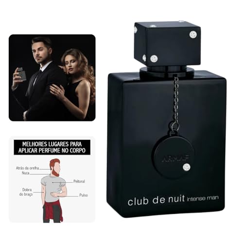 Perfume Arabe Club De Nuit Intense Masculino, Eau de Parfum, 200 ml