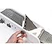 PL8 Professional Mandoline - Versatile Slicer with Adjustable Straight, Waffle, and Julienne Blades, Extra-Wide Stainless Steel Deck, Safety Hand Guard, Non-Skid Feet, and Space-Saving Design
