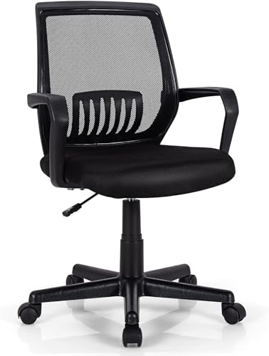 Chaise de bureau réglable contre le mal de dos en maille respirante