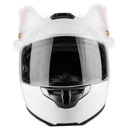 Orejas de peluche para casco personaliza tu estilo de moto 6