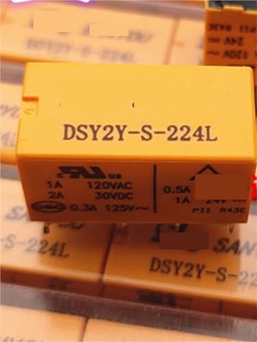 Relé de 24 V CC electromecánico modelo DSY2Y-S-224L de 8 pines para cuadros eléctricos