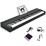 Safeplus Digital Piano 88 Key Full Size Weighted Keyboard, Electric Piano Portable with Sustain...