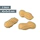 Brunnen 102988601 Radiergummi / Radierer Erdnuss Fun Collection (4 x 1,5 cm) 3er-Set