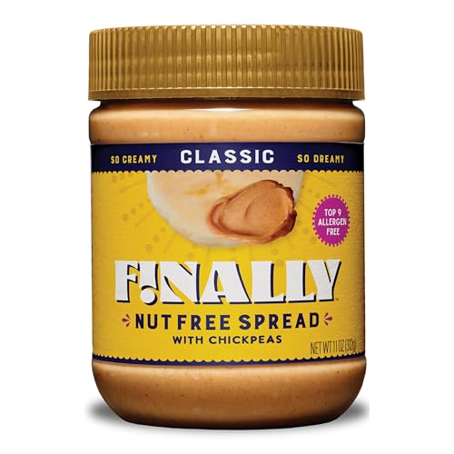 Classic Finally Nut Free Spread - Peanut Butter Alternative Without Nuts - Vegan, Top-9...