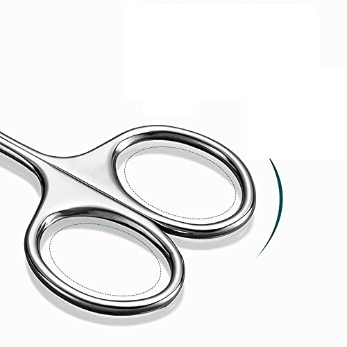 Tijeras for manualidades, tijeras for cejas, hoja curva, herramienta profesional for quitar cejas, manicura de, recortador de precisión. Tijeras