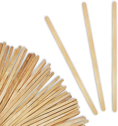 300 x 150mm Long Lolly Sticks, Giant Wooden Lollipop, Popsicle Natural Wood Art and Crafts, Plant Labels, 150x10x2mm