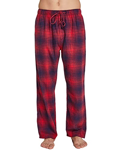 CYZ Mens 100% Cotton Super Soft Flannel Plaid Pajama Pants F23013 Large