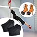 KiBcsLic Pole Dance Shoes Protectors for All Dancers,Non Slip High Resistance Professional Cover for Pole Dance Grip Sleeves, S