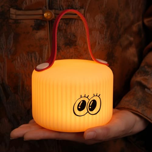 Cute Lantern Night Light USB Rechargeable, 2 Brightness
