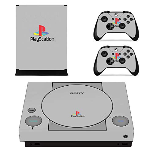 Adventure Games - Xbox One X - Playstation, Retro - Vinyl-Aufkleber für Konsole und 2 Controller Skins Set
