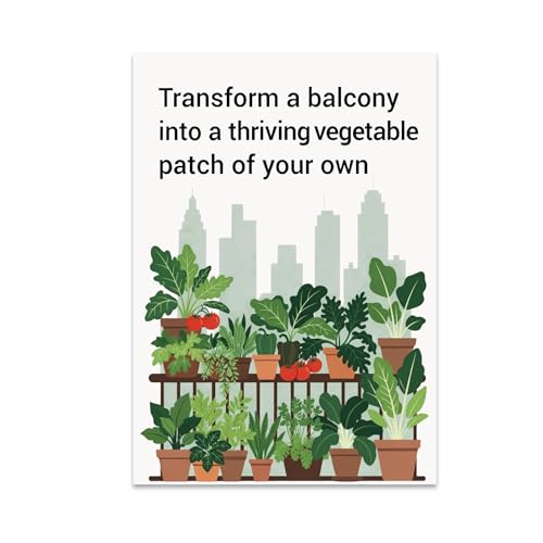 Urban Gardener Poster Print - Transform Your Balcony Into A