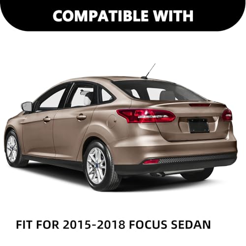 Image of Aosky Halogen Taillight Assembly Fit for 2015 2016 2017 2018 Ford Focus | Sedan Rear Tail Light Brake Signal Lamp with Bulbs Left Driver Side&Right Passenger Side