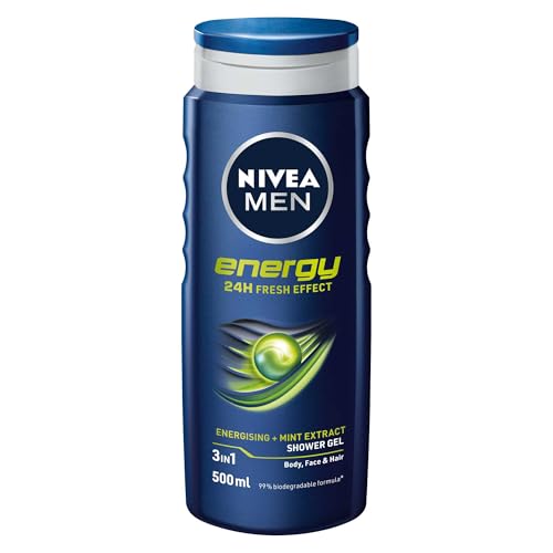 Nivea Bathcare - Douche Nivea For Men - Energy - 500 ml - Lot de 2