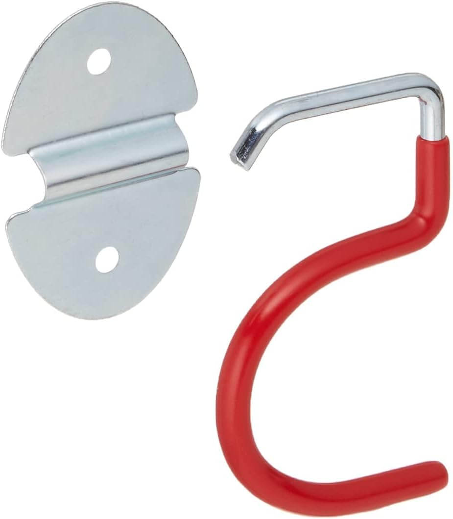 Tripar International S-Type Hook, Wall Mounted, Space Saver Organizer Tool Holder (4 Holders)