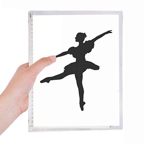 Carnet de sport pour danseuse rechargeable à spirale, idée cadeau