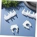 TEHAUX 25 Pcs Multi Function Pipe Clamps Strong Brackets for Water Pipes Hose Clips and Underfloor Heating Secure and Stable Support for Home and Industrial Use