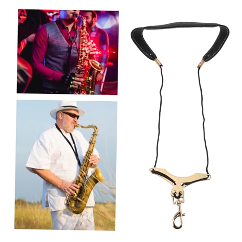 CORHAD Saxophone Neck Strap with Padded Support Breathable for Alto Tenor Soprano Saxophones Music Accessory for Comfort and Performance